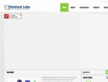 Tablet Screenshot of dhaliwal-labs.com